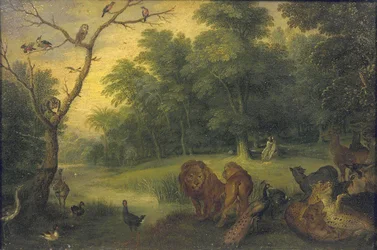 The Paradise with the Fall of Adam and Eve